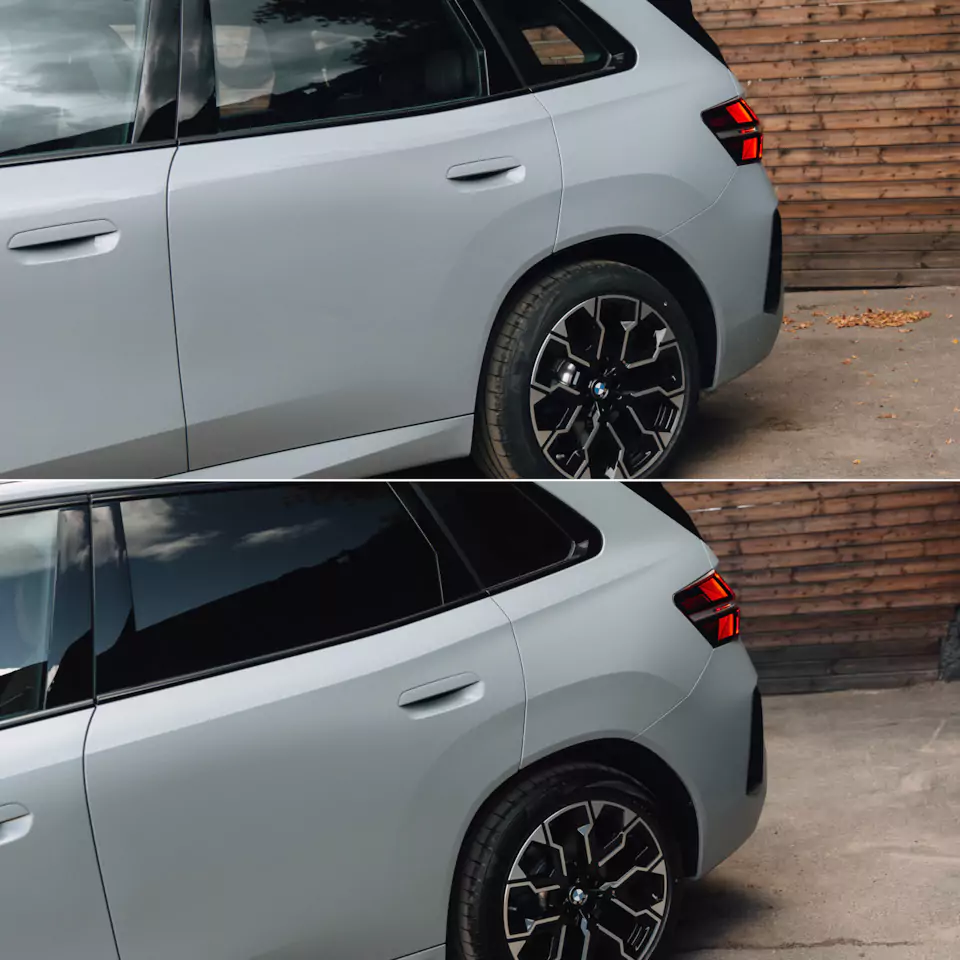 Забронировали BMW X3 прозрачным сатиновым полиуретаном